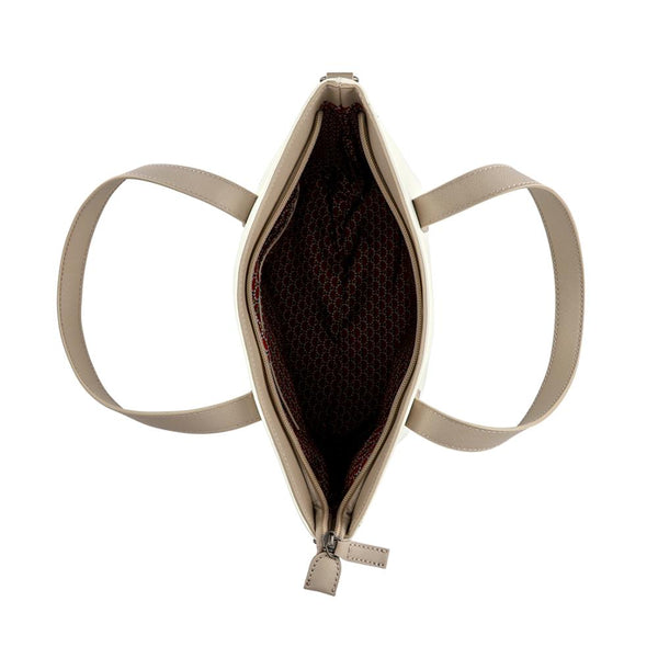 pavers Patterned Handbag - White