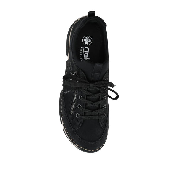 Pavers Pull-On Trainers - Black