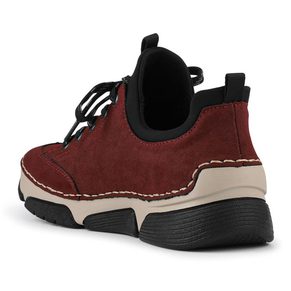 Pavers Pull-On Trainers - Burgundy