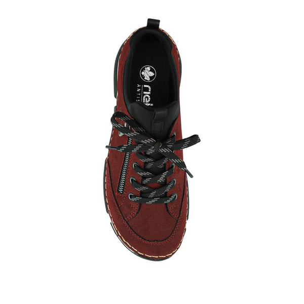 Pavers Pull-On Trainers - Burgundy