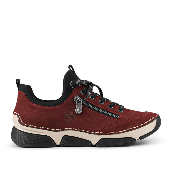 pavers Pull-On Trainers - Burgundy