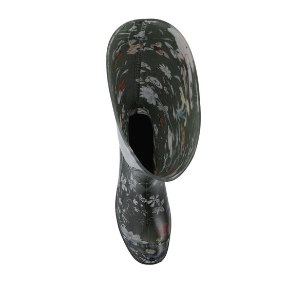 Pavers Rubber Waterproof Wellies - Green Floral