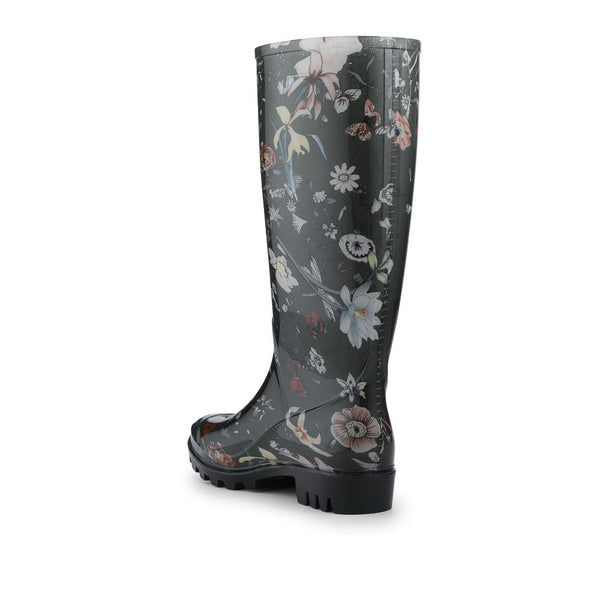 pavers Rubber Waterproof Wellies - Green Floral