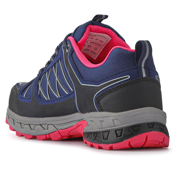 Pavers Rugged Elasticated Walking Boots - Navy