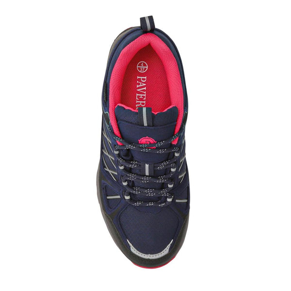 Pavers Rugged Elasticated Walking Boots - Navy