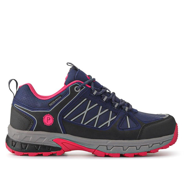 pavers Rugged Elasticated Walking Boots - Navy