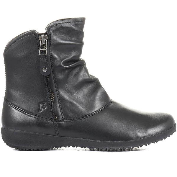 pavers Sanja Leather Boots - Black