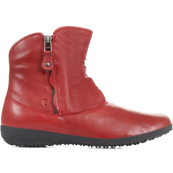 pavers Sanja Leather Boots - Red