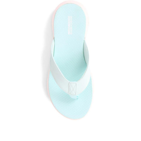 Pavers Skechers Cushioned Sandals - Aqua