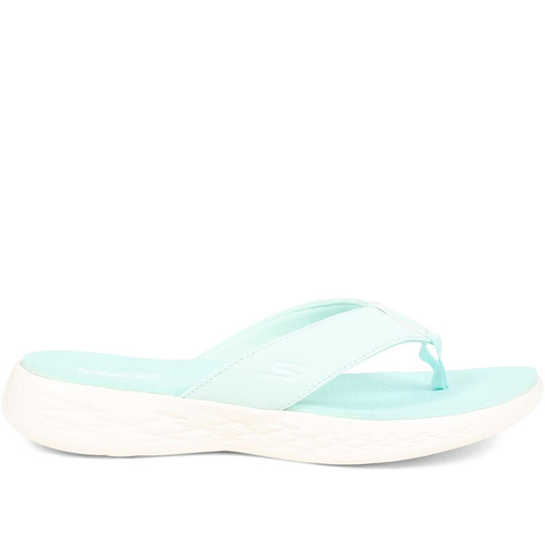 Pavers Skechers Cushioned Sandals - Aqua