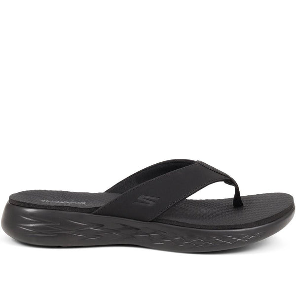 Pavers Skechers Cushioned Sandals - Black