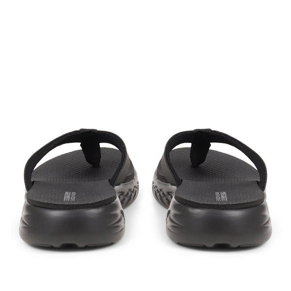 pavers Skechers Cushioned Sandals - Black