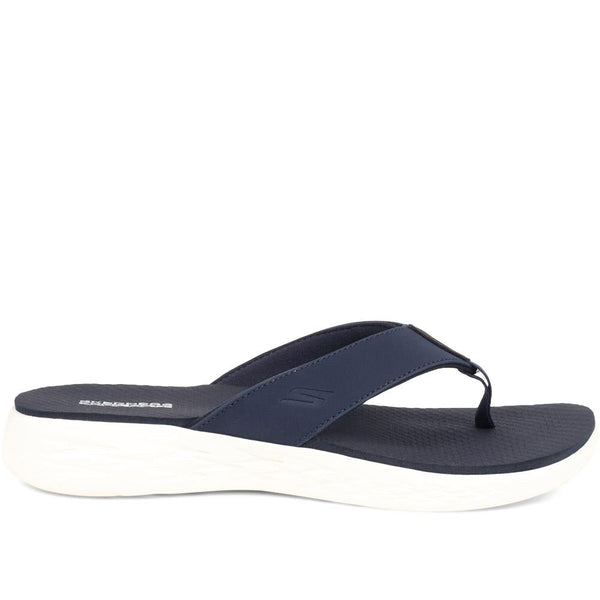 Pavers Skechers Cushioned Sandals - Navy