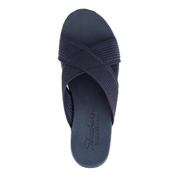 Pavers Skechers Flex Appeal 4.0 Sport Sandals - Navy