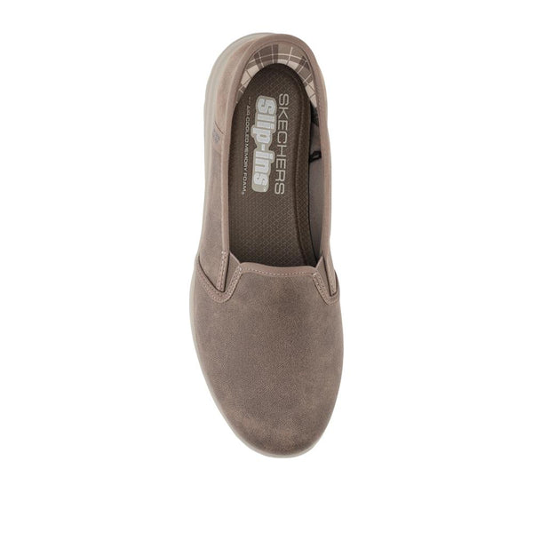 Pavers Skechers Memory Foams Slip Ins - Taupe