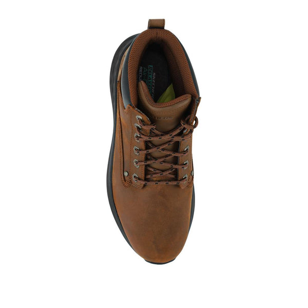 Pavers Skechers Relaxed Fit Lace Up Boots - Brown