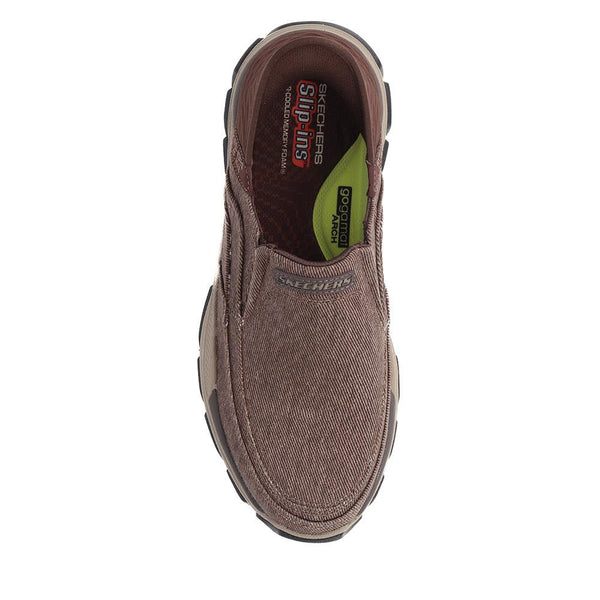 Pavers Skechers Slip-ins RF: Respected - Elgin - Brown