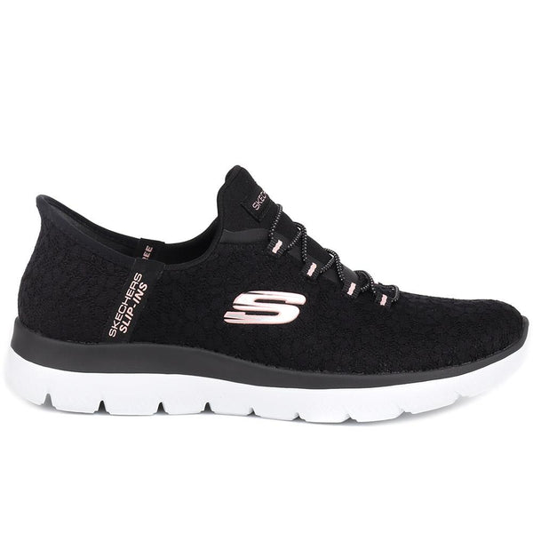 pavers Skechers Slip-Ins: Summits - Lacey Gem - Black