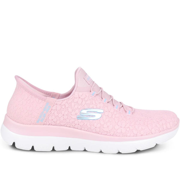 pavers Skechers Slip-Ins: Summits - Lacey Gem - Pink