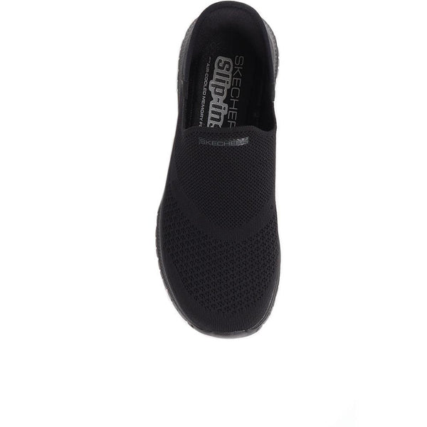 Pavers Skechers Slip-ins: Virtue - Sleek Shoes - Black