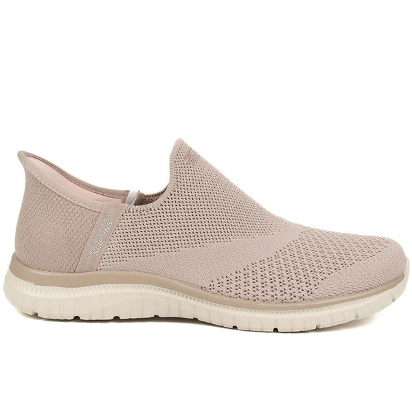pavers Skechers Slip-ins: Virtue - Sleek Shoes - Taupe