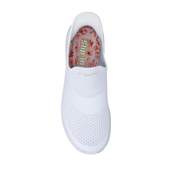 Pavers Skechers Slip-ins: Virtue - Sleek Shoes - White