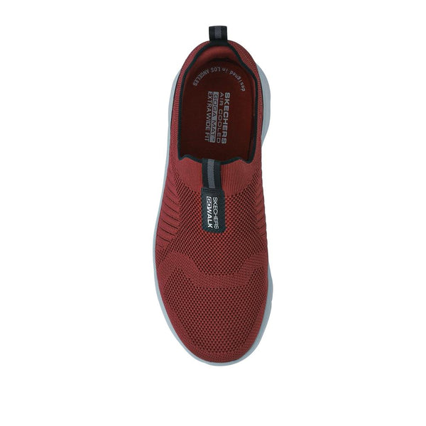 Pavers Skechers Wide Fit GO WALK FLEX Trainers - Red