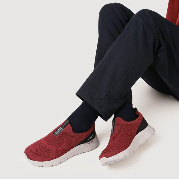 Pavers Skechers Wide Fit GO WALK FLEX Trainers - Red