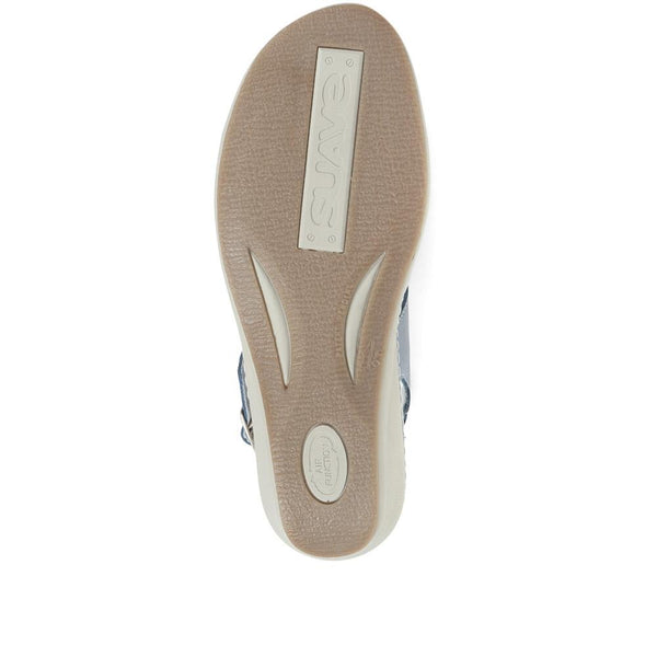 Pavers Slingback Strappy Sandals - Blue Multi