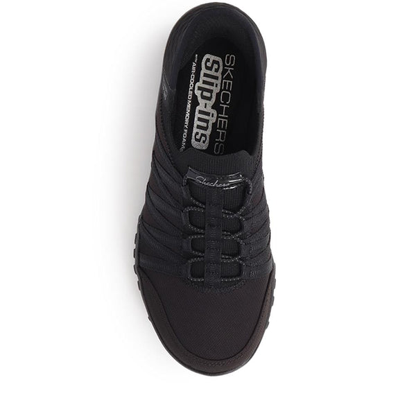 Pavers Slip-ins: Breathe-Easy - Roll-With-Me - Black