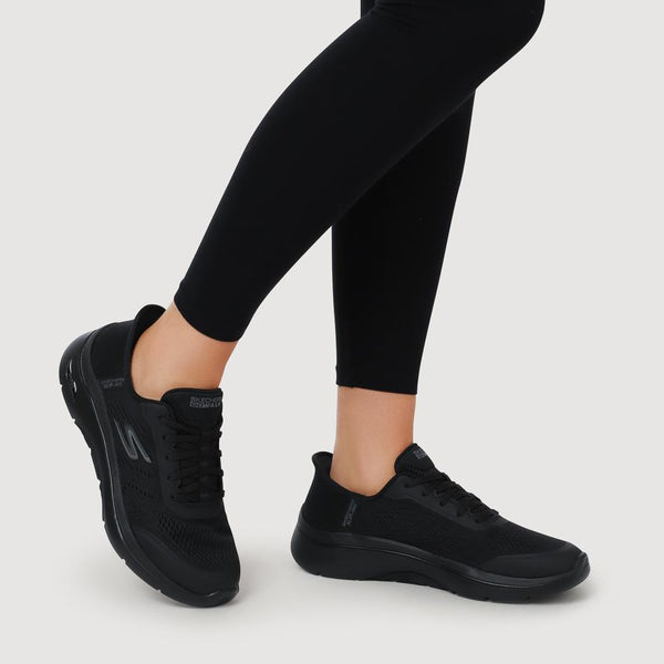 Pavers Slip-ins: GO WALK Arch Fit 2.0 - Black-Black