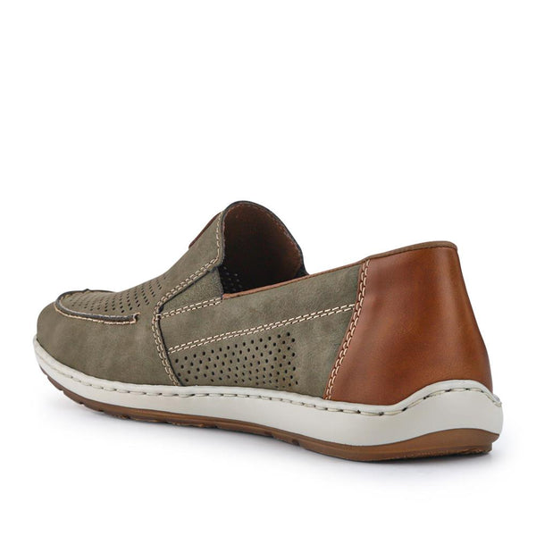 Pavers Slip-On Casual Shoes - Olive