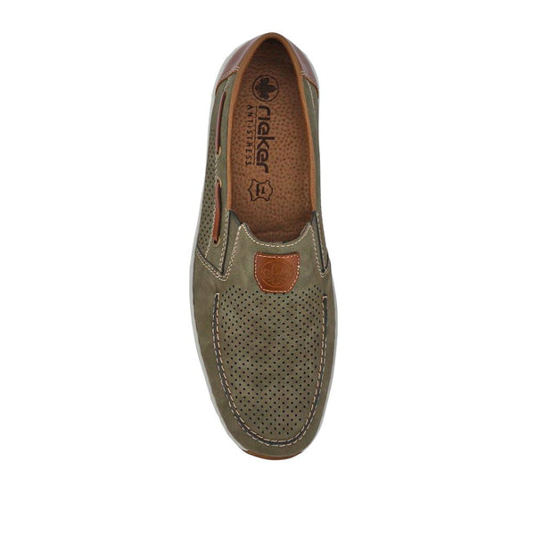 Pavers Slip-On Casual Shoes - Olive