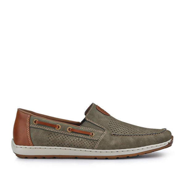 pavers Slip-On Casual Shoes - Olive