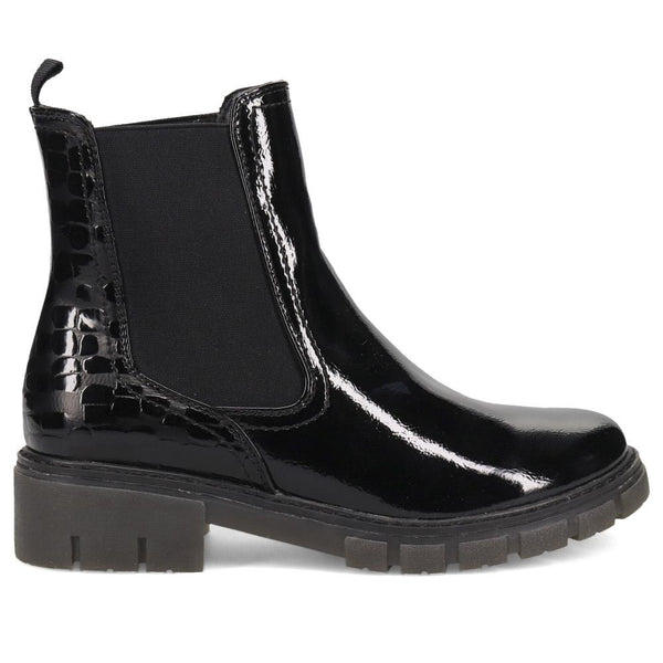 pavers Slip-On Chelsea Boots - Black Patent
