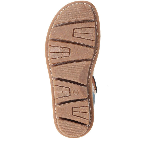 Pavers Slip-On Elasticated Sandals - Denim