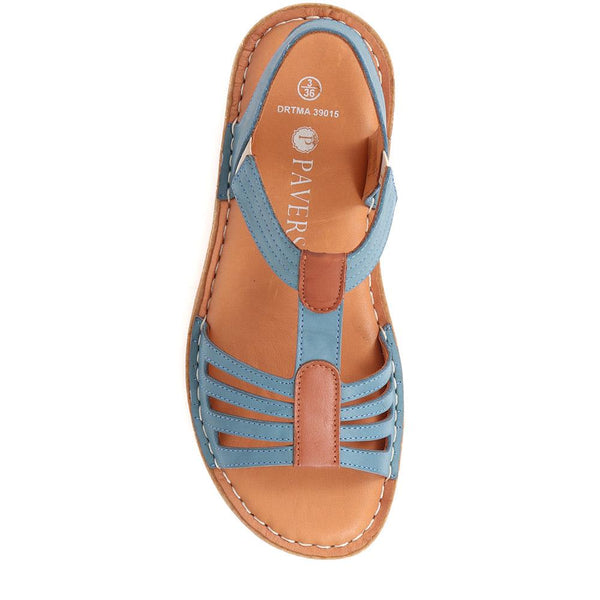 Pavers Slip-On Elasticated Sandals - Denim