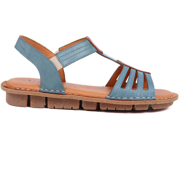 pavers Slip-On Elasticated Sandals - Denim