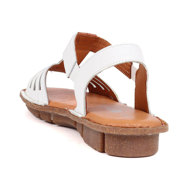 Pavers Slip-On Elasticated Sandals - White