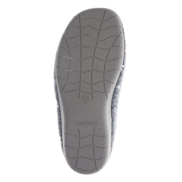 Pavers Slip-On Full Slippers - Grey Floral
