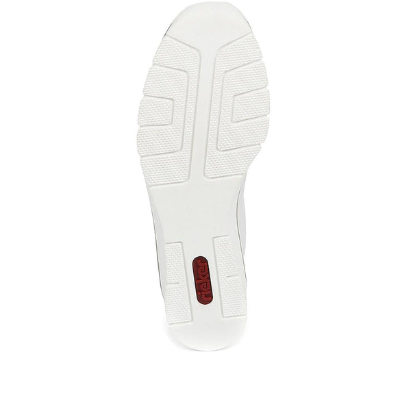 Pavers Slip-On Leather Trainers - White