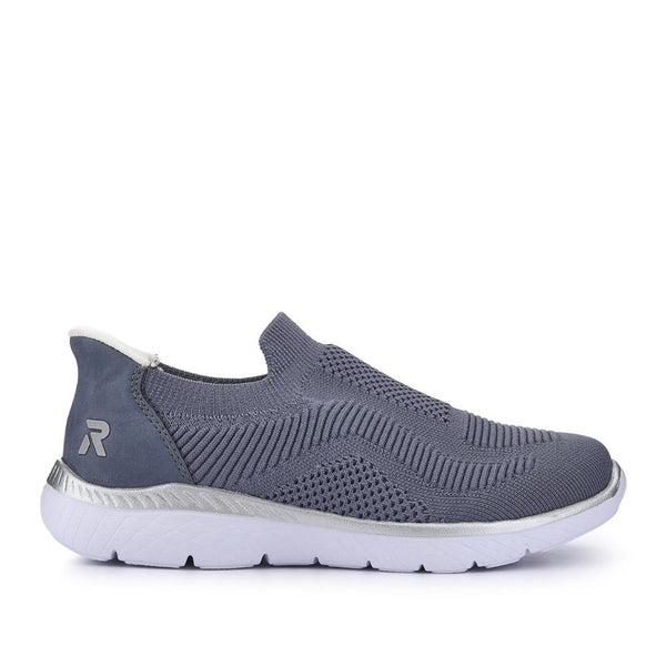 pavers Slip-On Memory Foam Trainers - Blue