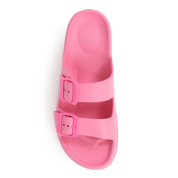 Pavers Slip-On Mules - Fuchsia