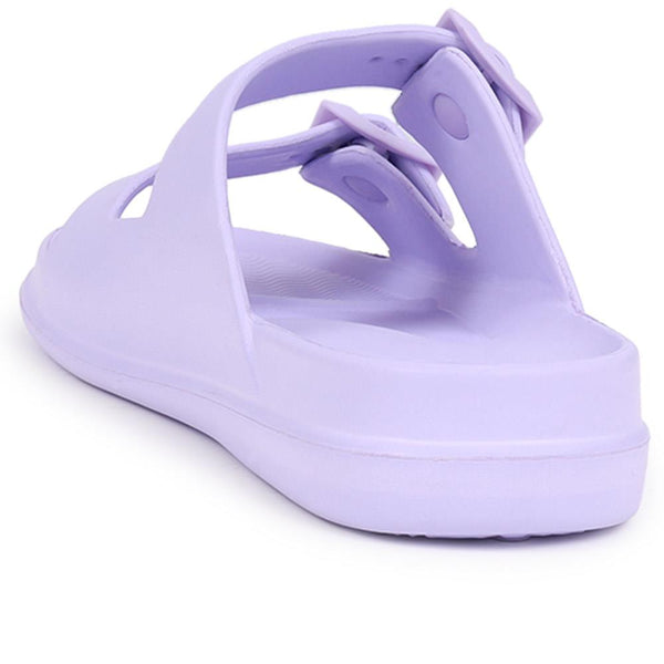 Pavers Slip-On Mules - Lilac