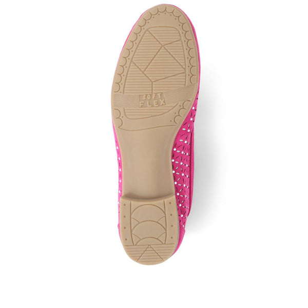 Pavers Slip-On Pumps - Fuchsia