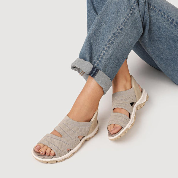 Pavers Slip-On Sandals - Beige