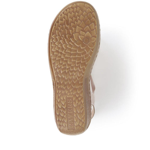 Pavers Slip-On Sandals - Gold