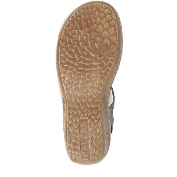 Pavers Slip-On Sandals - Navy