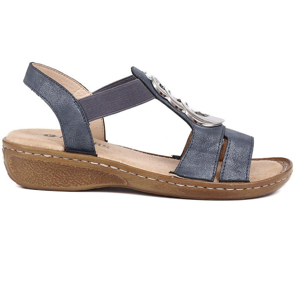 pavers Slip-On Sandals - Navy