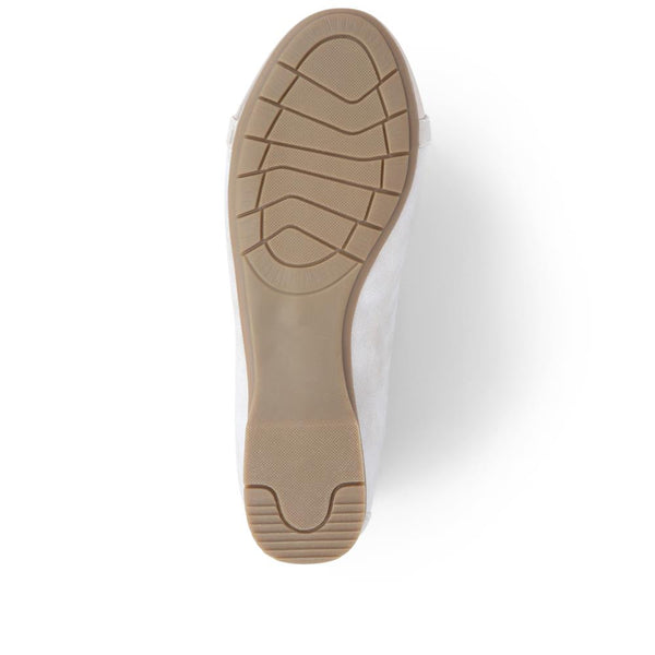 Pavers Slip-On Smart Ballet Pumps - Gold